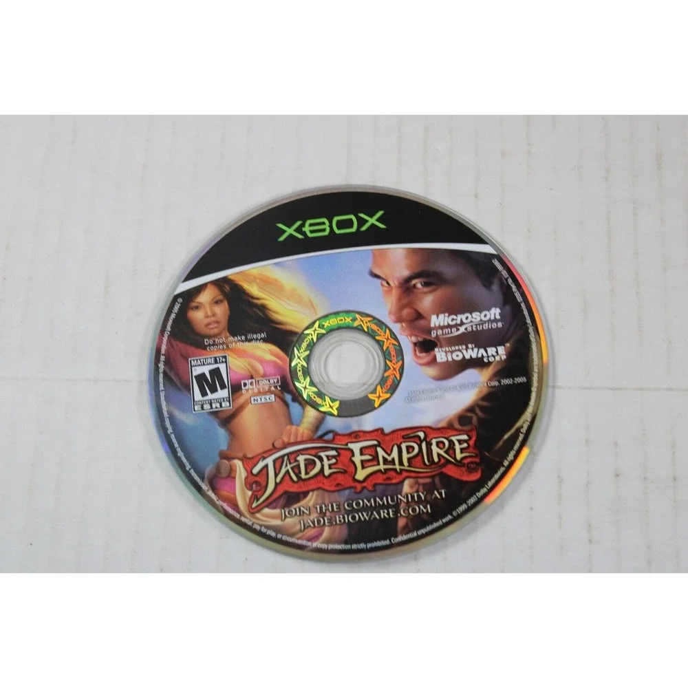 Jade Empire (Microsoft Xbox, 2005) Authentic, game disc only, tested/works